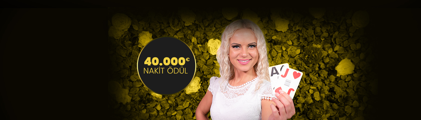40.000 Euro Nakit Ödül Canlı Casino Masalarında blog big